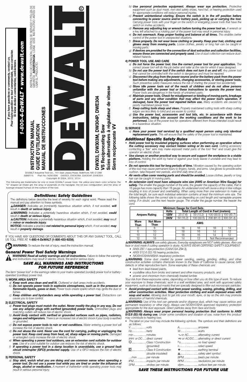 DeWalt Saw DWE304-page_pdf